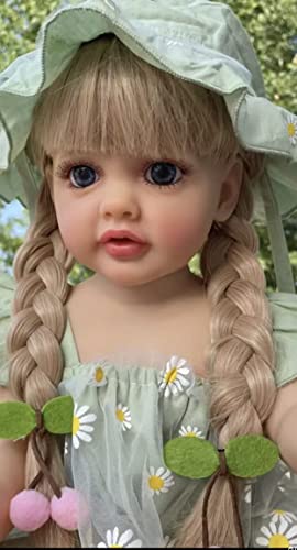 Muñeca Reborn Bebé Silicona 22 Pulgadas Cuerpo Completo miniatura 2
