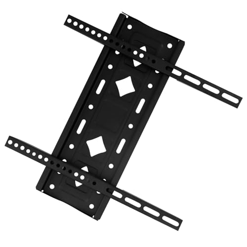 Fixation stable de rangement pour support mural TV noir discret
