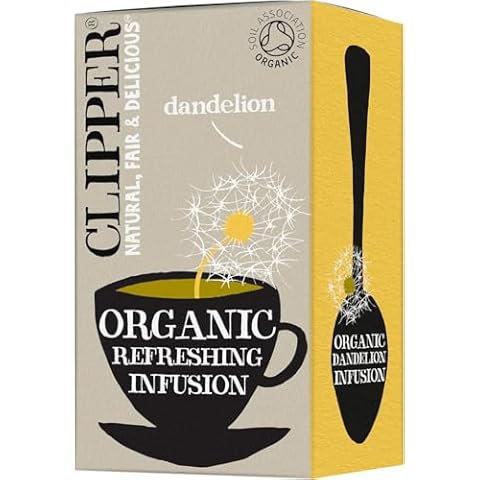 Clipper Organic Dandelion Tea Bags - Caffeine-Free Cover