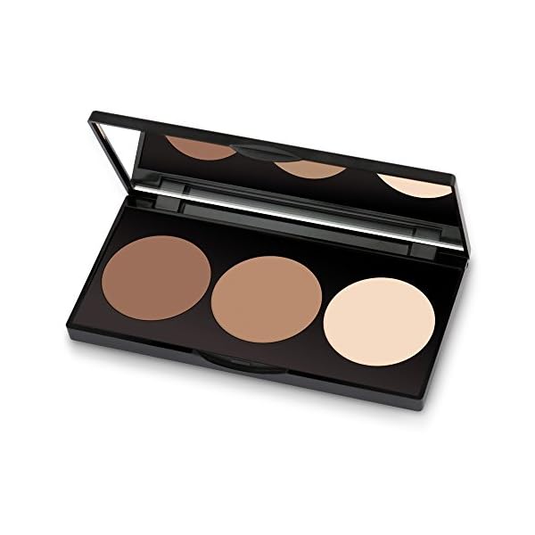 Golden Rose Long Lasting Matte Powder Contour Kit - Highlight, Bronze, & Contour Set Makeup Palette