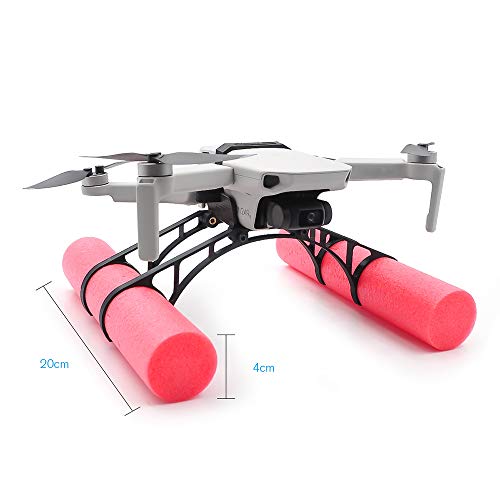 Perna de desembarque de água, Entweg Compatível com DJI Mavic Mini Drone Suporte flutuante Kit de ex