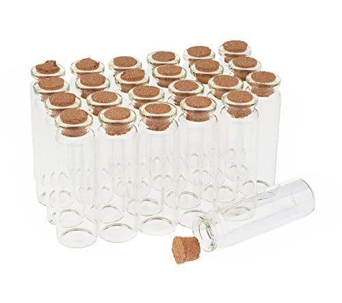 24 tubes en verre avec bouchon, 20 ml, VBS Emballage de gros Cover
