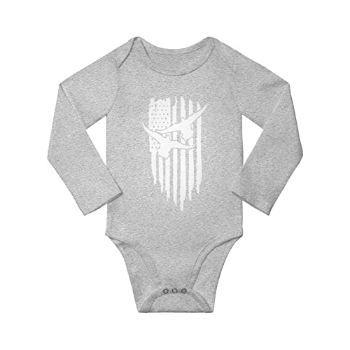 Image of BWSaon Duck Hunting Cute Baby Onesie Unisex Long Sleeved Infant Rompers Bodysuits