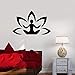 Produktbild BailongXiao Remote Action Center Meditation Wandtattoo Lotus Logo buddhistischen Wandaufkleber für Remote Action Studio bewegliche Kunst Wandhauptdekoration 42x67cm