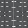 Bedrosians Marin Trapezoid 8 in. x 13 in. Matte Black Sea (Black) Porcelain Mosaic Tile (7.49 sq. ft./Case)