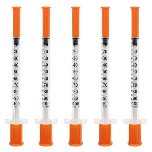 100 Pack Syringes 31G U-100 5/16' 1ml/cc