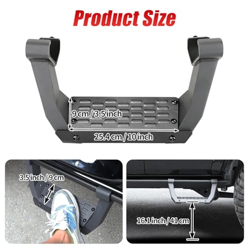 Estribos laterales para Ford Bronco 2021-2026 2 piezas miniatura 6
