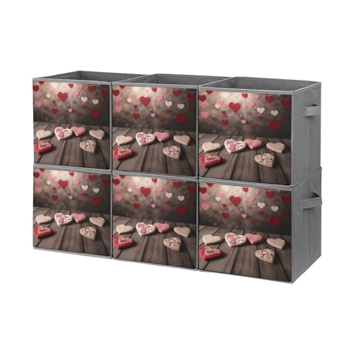 Boîtes de rangement imprimées avec poignées robustes et structure pliable - 2