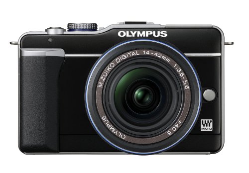 Olympus PEN E-PL1 Systemkamera (13 Megapixel, 6,9 cm (2,7 Zoll) Display, Bildstabilisator) Gehäuse schwarz