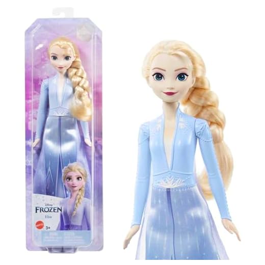 Mattel Disney Frozen 2 Elsa viajera Muñeca con look de viaje, juguete +3 años (HLW48)
