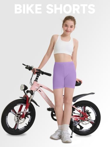 Image of 10 Pack Girls Dance Shorts Cartwheel Toddler Biker Under Dress Multi-Color Kids Bike Shorts Girls Clothes