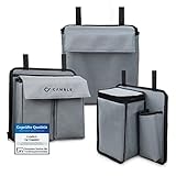 CAMBLE kofferraum organizer [universelle Größe], kofferraumtasche mit integrierter kühltasche, auto organizer [trennbare Taschen], organizer auto