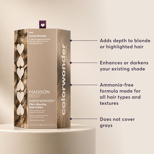 Image of Madison Reed ColorWonder Demi-Permanent Hair Color Kit - 8AG Light Ash Golden Brown (Iconic Bronde) | Blends Grays, Adds Dimension, Ammonia-Free