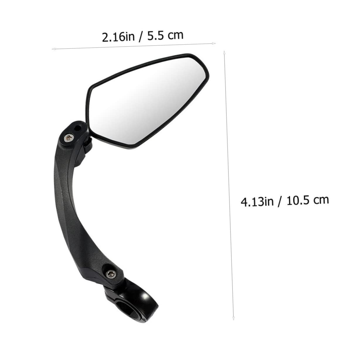 Kisangel 3pièces Rétroviseur De Vélo Rotatif Miroir Arrière De Sécurité Pour Cyclisme Installation Rapide Sans Outils Miroir Extérieur Pratique Pour Vélos Et Trottinettes