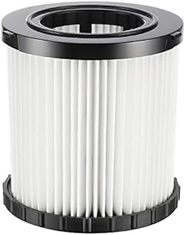 DCV581H DCV580H Vacuum Filter for DEWALT 20V MAX Shop Vac Cleaner Cordless and Corded Portable 2 Gallon Wet Dry Vacuum, Washable and Reusable Hepa Replacement Filter, 1 Pack