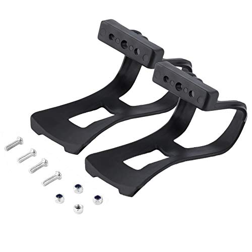 UnitedCAheart 1 Pair New Cycling Bicycle Bike Strapless Toe Pedal Clips Half Clips