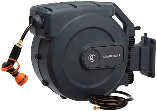 Giraffe Tools AW505/8 Retractable Garden Hose Reel 5/8" x 115+5