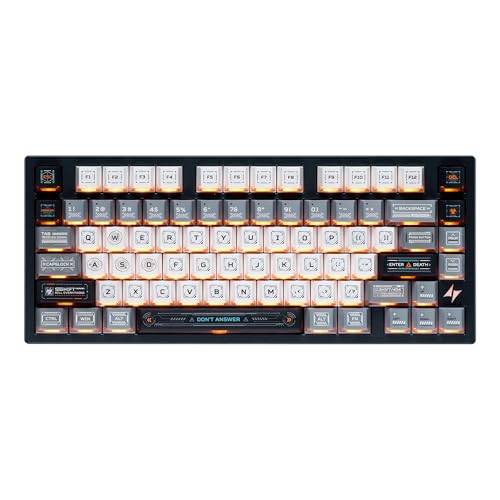 Image of ATK RS7 Turbo Semi-Aluminum Hall Effect Gaming Keyboard, 75% 80-Key Wired Keyboard, 0.001mm Rapid Trigger Adjustment, PBT Cherry Profile Keycaps (Black, TTC Magneto)