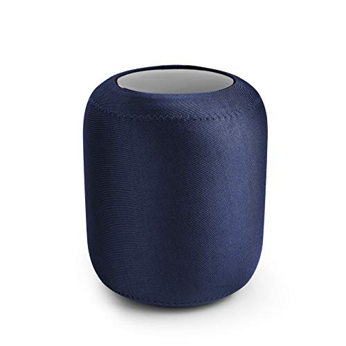 Aokicase For Apple HomePod Waterproof Elastic Fabric Cover Dust Protection, Apple HomePod Storage Case Smart Home Speaker Accessories (Apple HomePod, Navy Blue) DS46