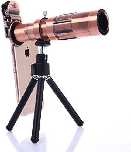 AYL 20X Zoom Telescope Lens Kit with Tripod, Full HD Quality DSLR Blur Background Camera Lens for Smartphone, Monocular Telescope Mobile Phone (Telephoto)