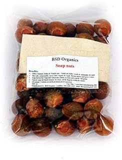 BSD Organics Soap Nuts (Reetha, Areetha, kunkudukaialu) (200 Gram / 7 Ounce)