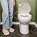 PREMEXA Bidet Toilet Seat for Elongated Toilets, Non-Electric, Dual Nozzle, Soft Close, Self-Cleaning, Ambient Water Temperature, Easy Installation, Reduce Toilet Paper Usage