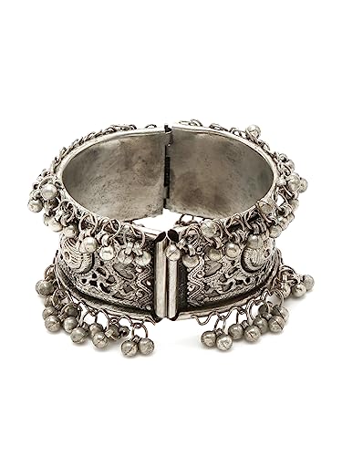 Celebrity Inspired Oxidised Cuff Bangle (Style 5)