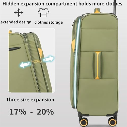 Luggage Carry On Luggage Expandable Suitcases Large Capacity Luggage Waterproof Suitcases TSA Combination Lock Suitcase Checked Luggage3