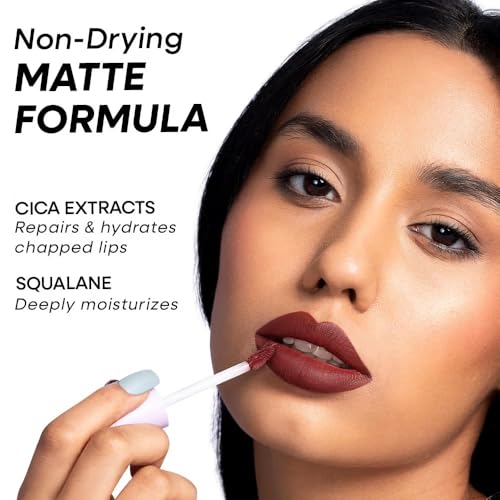Image of Nykaa Superlight Lip Cloud Airy Mousse Matte Liquid Lipstick for Lip & Cheek (Pink Lemonade)