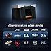 YOOUT Automatic Card Shuffler 1/2 Decks, Rechargeable Playing Card Shuffler for UNO, Casino Card Game, Poker, Phase 10, Blackjack, Texas Hold'em, Home Card Games