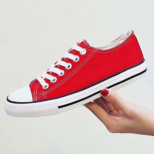 Image of Stylish Trendy Lightweight Canvas Casual Mid Top Sneaker Shoes for Women & Girls