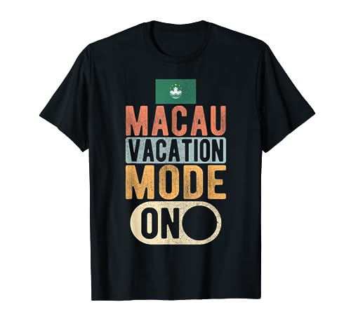 マカオお土産 - 旅行 - マカオバケーションモードオン Tシャツ