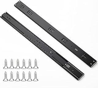 Ravinte 10 Pairs 20 Pack 22 Inch Full Extension Ball Bearing Drawer Slides Side Mount Soft Close Drawer Slides Drawer Glide