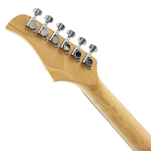 Tiger EGT2-BK Guitare électrique – Noir - Les Beatles, Paul McCartney, John Lennon, RIngo Starr, George Harrison Tiger EGT2-BK Guitare électrique - Noir – Image 6