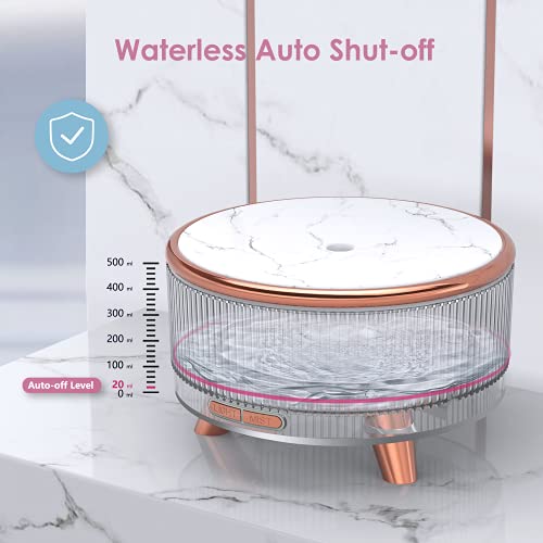 Diffusers For Essential Oils Large Room, 500Ml Aromatherapy Diffuser，7 Colors Changed #TOP3