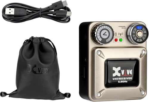 Image of Xvive U45 Wireless in Ear Monitor System Receiver, 5.8ghz IEM System Receiver(Only) with Channel Scan Mode