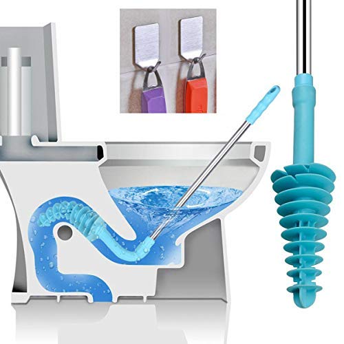 Toilet Plunger - Piston Type Toilet Dredge Pipe Designed for Siphon-Type Flush Toilet