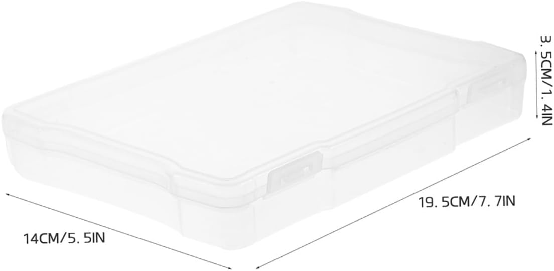 5pcs Photo Storage Container Box for Crafts and Beads PP Portable
