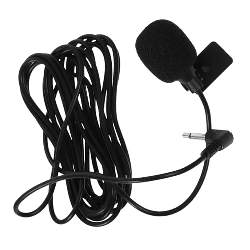 MERRYHAPY 1set Convenient Speaker Microphone Coiled Cables External Mic for Car Navigation and Communication for Handy- and Team Collaboration