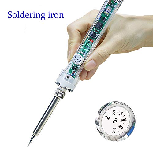 Portable Soldering Guns For Electronics,Electric Irons WD-907 60w Adjustable Temperature Knob Welding Repair