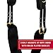 Weaver Equine Adjustable Surcingles for Horses with Shock-Absorbing Neoprene, Brass Plated Buckles & Dee Rings for Side Reins, Fits 68