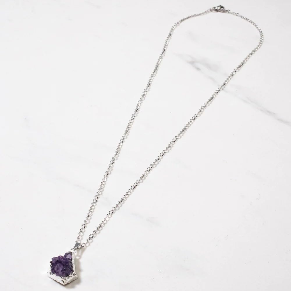 KALIFANO Amethyst Pendant on Necklace - Image 2