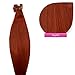 Produktbild Bonding Extensions Echthaar glatt 50cm 25 x 1.0 g #kupfer Haarverlängerung Keratin U-Tip Human Hair
