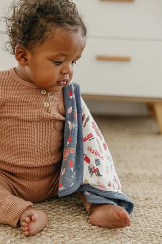 Image of Copper Pearl Baby Security Blanket Set of 2 - Portable Size for Self-Soothing On-The-Go, Ideal Baby Blankets for Boys and Girls, Ultra-Soft, and Gift-Ready Loveys - A Christmas Story