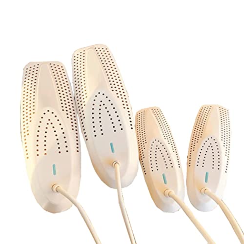 TYXTYX Tragbarer Fußtrockner und Fußwärmer mit lila Licht, Schuhtrockner Doppelkernheizung Trocknerwärmer Stiefeltrockner Geeignet für jeden Schuhtyp und Schuhe der Größe 34-42 (einfaches Weiß) Cover