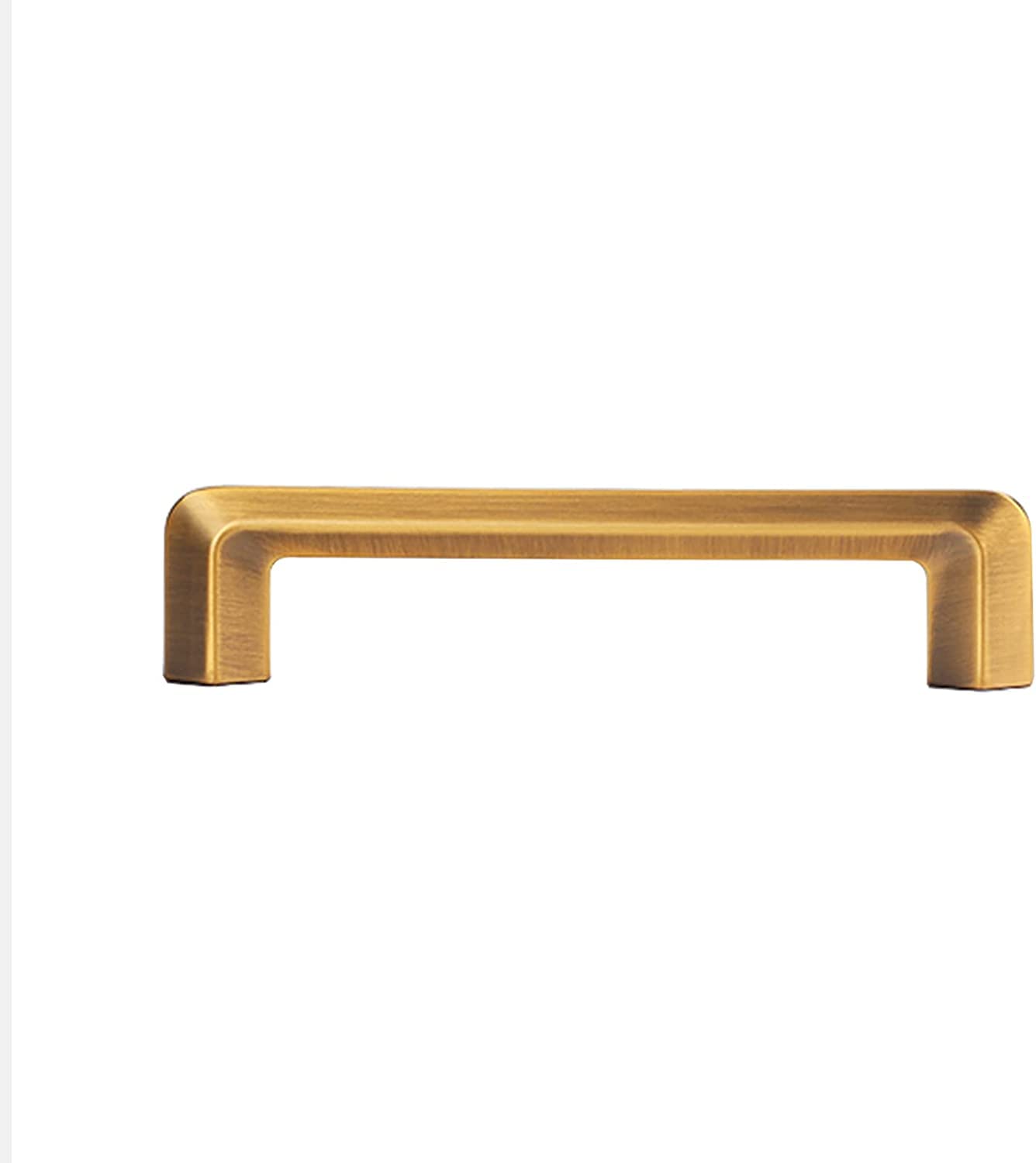 Tirador en D dorado para cajones de cocina y armarios de dormitorio con tornillos