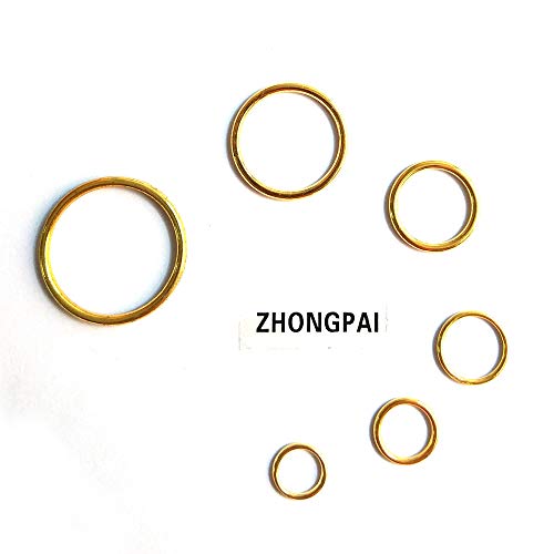 150 Pcs / Lot Metal Lingerie Adjustment Strap Slides Hardware Sewing Clips Clasp Hooks For Bra Strp Gold Color (8Mm) #TOP3