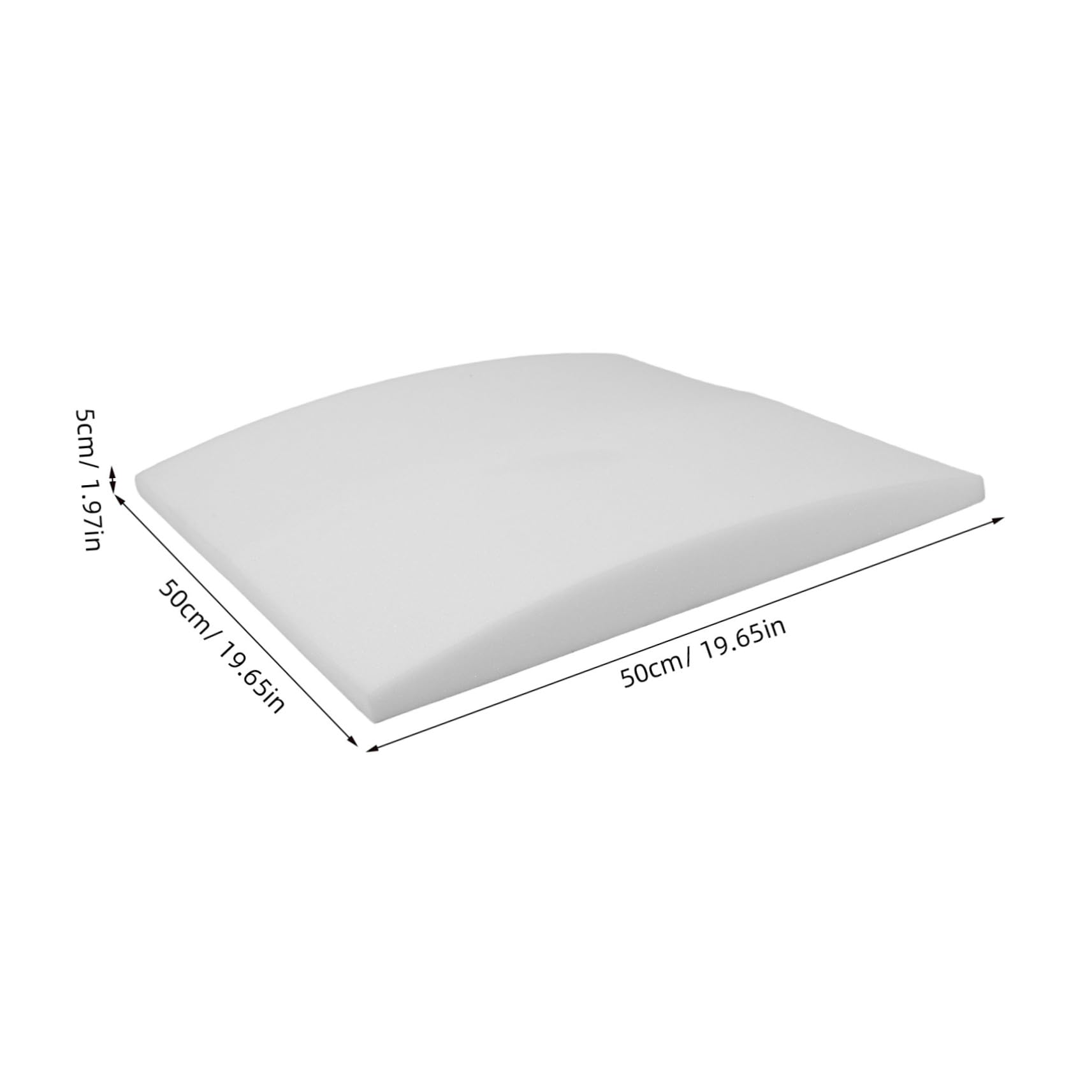 IMIKEYA Divano Spugna Riparazione 50x50 cm Cuscini Bianco Alta Facile Soggiorno