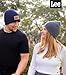 Lee Brand Unisex Cozy Wide Cuff Knit Fashion Beanie (Grey)