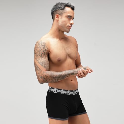 Image of Zoiro Men's Marvel Character Cotton Trunk Combo Pack |Colour's May Vary